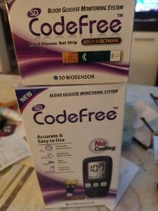 glucometru sigilat și teste 