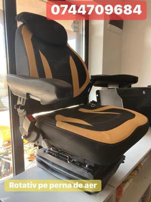 Scaun multifunctional rotativ buldoexcavatoare - imagine 3