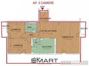 Apartament 3 camere la cheie 92mp + 30mp terase Mihai Viteazul - imagine 8