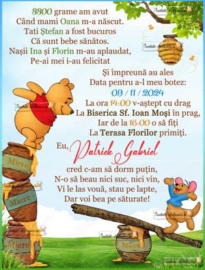 Invitatii electronice la botez - imagine 2