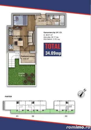 AP. 2 CAMERE - STATIE STB IN FATA, IMOBIL NOU - 2024, COMISION 0% - imagine 8