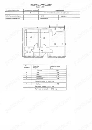 2 camere confort 1 Supr totala 54 mp vizavi de BCR - imagine 9