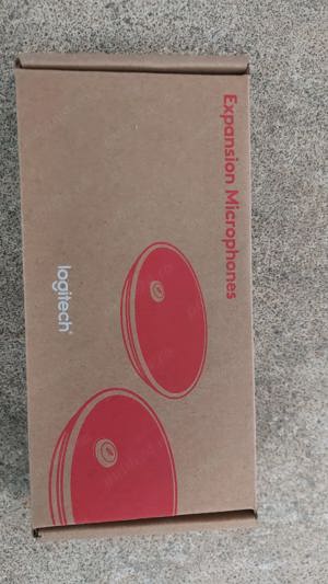 Microfoane  de extindere Logitech V-U0037 pentru conferințe video și audio, negru , noi -2 buc