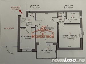 Apartament cu 3 camere, la parter in Sibiu zona DIODA - imagine 11