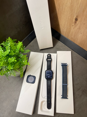 Apple watch seria 8, GPS, diametru 45mm, 2 bratari, EKG