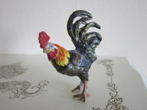 cadou rar Cocos antic miniatura bronz Bergmann Viena 1900-1920 - imagine 2