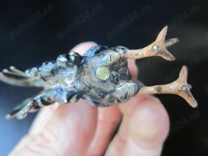 cadou rar Cocos antic miniatura bronz Bergmann Viena 1900-1920 - imagine 7