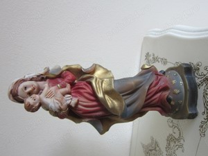 cadou rar Madonna Fecioara Maria si pruncul handmade colectie - imagine 6