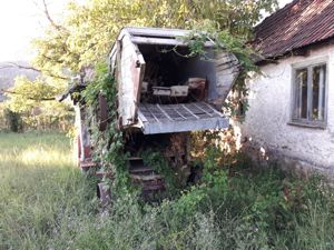 Batoza De Treierat Cereale Foarte veche - imagine 8