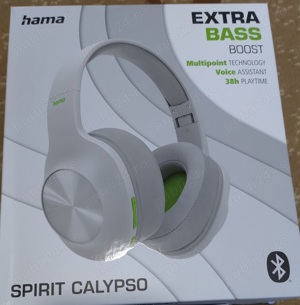 Casti Bluetooth Spirit Calypso Albe - imagine 3