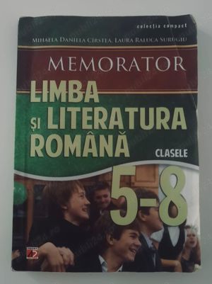 Memorator de Limba și Literatura Română, Clasele 5-8