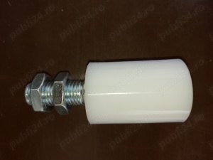 Rola cilindrica porti culisante, nailon, 60 mm, noua - imagine 2