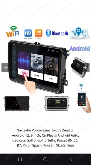 Vand navigatie android 9 inch 2gb ram si 32gb rom - imagine 5