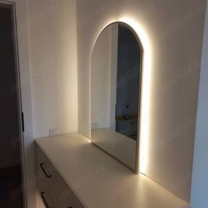 Masa de machiaj cu oglinda si banda LED, NOUA - imagine 3