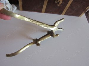 cadou rar bronz masiv Crocodil Aligator Cleste Mid-Century Walter Bosse 1950 Viena  - imagine 6