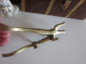 cadou rar bronz masiv Crocodil Aligator Cleste Mid-Century Walter Bosse 1950 Viena  - imagine 8