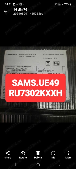 BN44-00932S;Q;R(SURSĂ TV SAMS.UE49RU7302K;50RU7092U - imagine 4