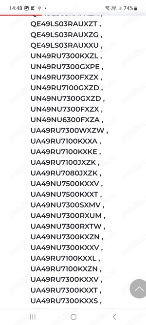 DISPERSOR PLASTIC LGP Tv Samsung UE49RU7302K  - imagine 8