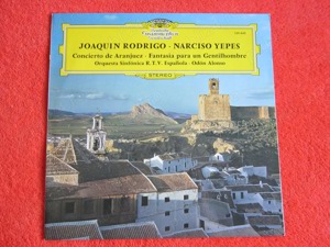 vinil Joaquín Rodrigo-Narciso Yepes chitara Concierto De Aranjuez+Fantasía Para Un Gentilhombre