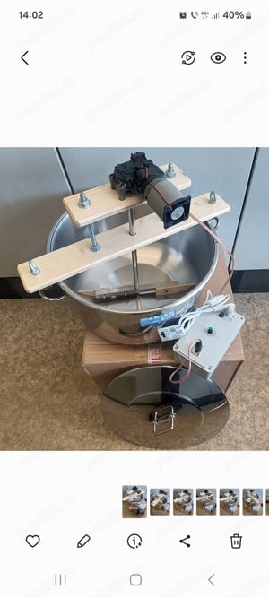 Instalație de amestecare gemuri și zacuscă pe oală de inox - imagine 5