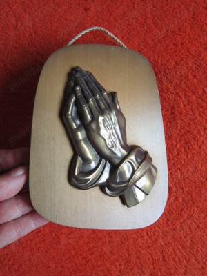 cadou inedit Maini in rugaciune decoratiune de perete dupa A.Durer - imagine 4