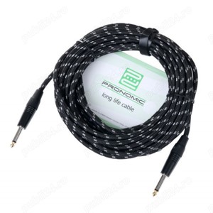 Cablu Jack 6.3 textil PRONOMIC Stage INST-10T