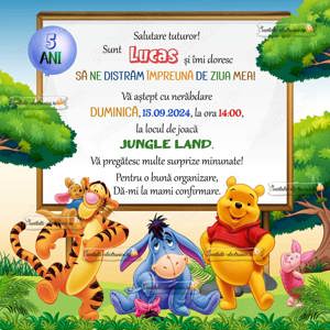 Invitatii petreceri copii - imagine 8