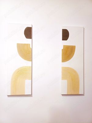 Tablou canvas pictura texturata - 3D, realizata din chit acrilic - imagine 8