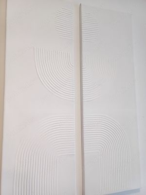 Tablou canvas pictura texturata - 3D, realizata din chit acrilic - imagine 6