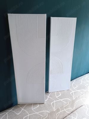 Tablou canvas pictura texturata - 3D, realizata din chit acrilic - imagine 3