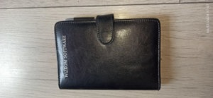 Organizer mic 19.2x12.5 cm cu calculator si pix, inchidere cu clapa negru   - imagine 8