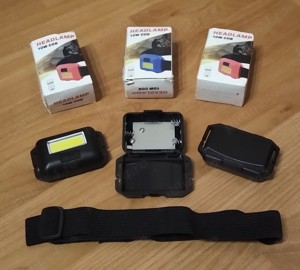 Lampa de cap cu Led COB 10W - 3 x Moduri - WaterProof - UK