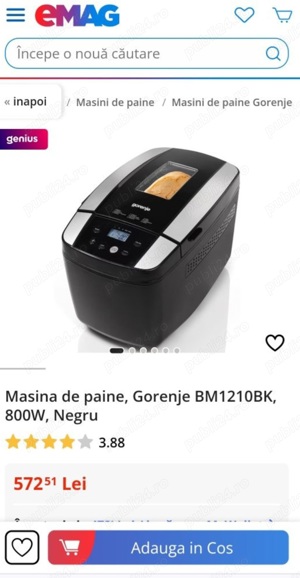 Masina de paine, Gorenje... - imagine 4