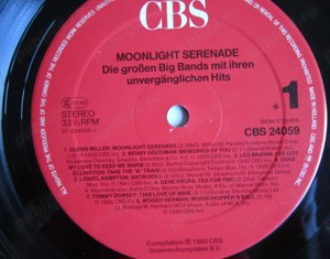vinil  Moonlight Serenade (Jazz,Big Band,Swing) made Germany 1985 - imagine 3
