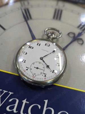Ceas de buzunar Longines, 1905 - Ceas vechi de buzunar mecanic. Valoare Inestimabila - imagine 2