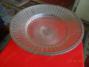 Platou sticla cu picior - imagine 4