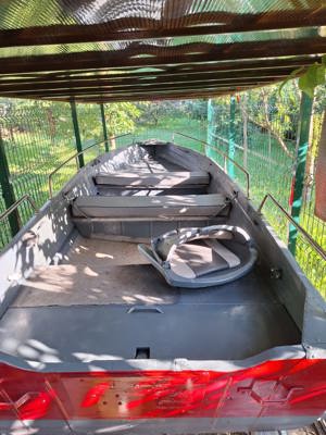 Vand barca aluminiu + motor Suzuki + peridoc - imagine 5