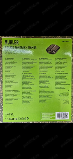 Aparat electric pentru sandvișuri  - imagine 2