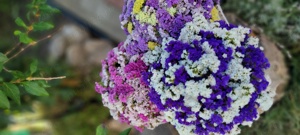 Flori statice la buchet - imagine 2