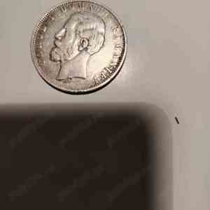 Vand 4 monede vechi romanesti cu regii Carol I si Mihai  - imagine 4