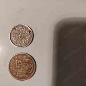 Vand 4 monede vechi romanesti cu regii Carol I si Mihai  - imagine 7