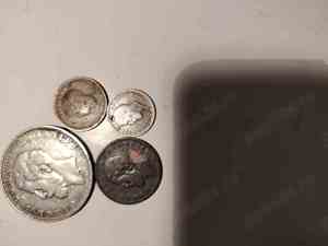 Vand 4 monede vechi romanesti cu regii Carol I si Mihai  - imagine 9