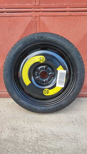Roata Rezerva Slim T125/70/R18 VW Volkswagen Audi Skoda Seat - imagine 2