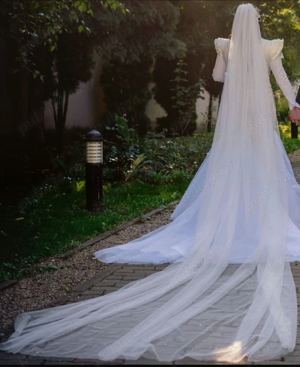 Rochie de mireasă si voal - imagine 4