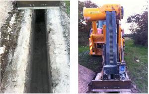 Freze pentru sapat santuri