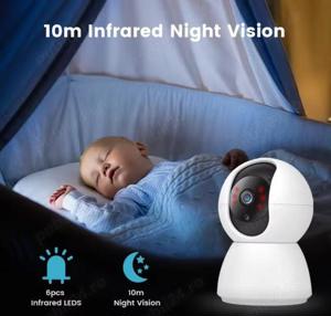 Camera audio-video Supraveghere FullHD, nocturna, Sunet bidirectional, Functia PAN- - imagine 3