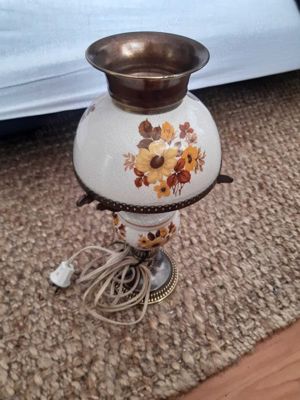 Veioza rustica ceramica pictata - imagine 2