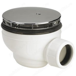 Cadita de dus din ceramica semirotunda 80x80 cm - ROCA+sifon - imagine 3