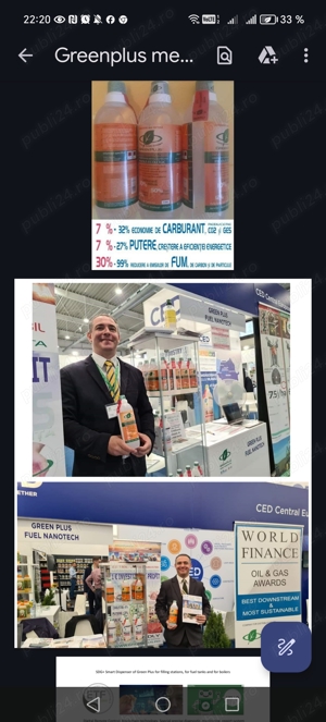 Fuels ultra booster decarbonizator bio catalizator lichid nanotech eco label etf  pentru carburanti - imagine 4