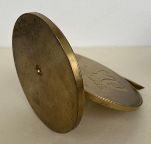 Trofeu din bronz 1998 Festivalul Umorului Constantin Tanase Vaslui, 16 cm - imagine 5